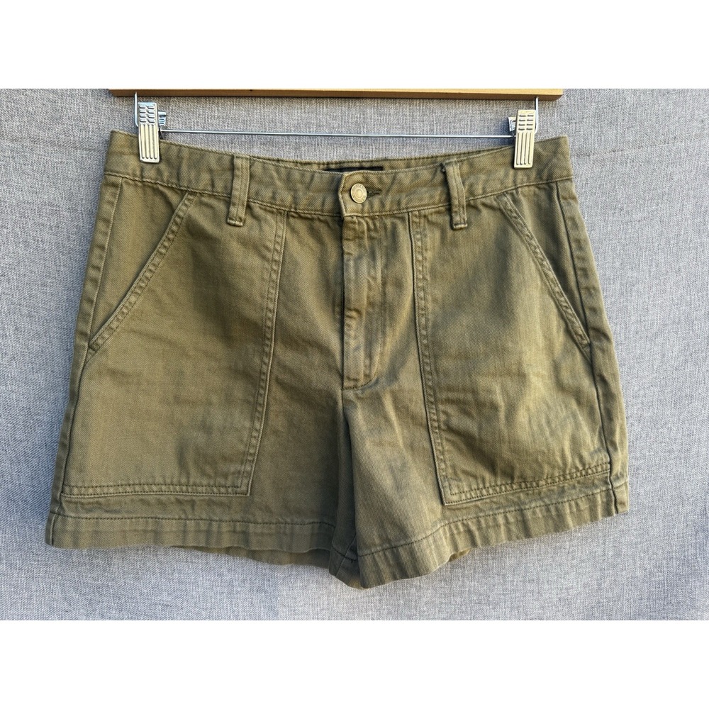 Banana Republic Women Shorts Size 8 Olive Green High Rise Casual